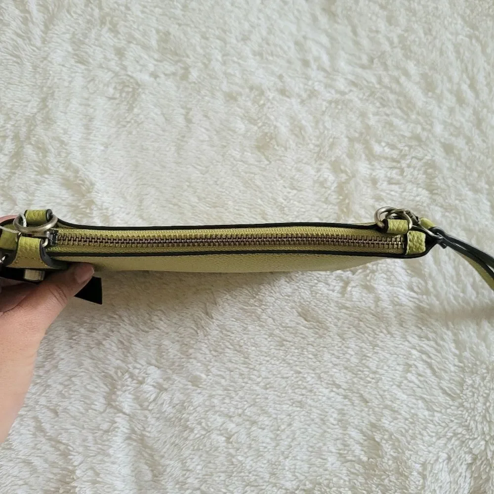Joy Susan Chartreuse Wristlet/Crossbody - NW